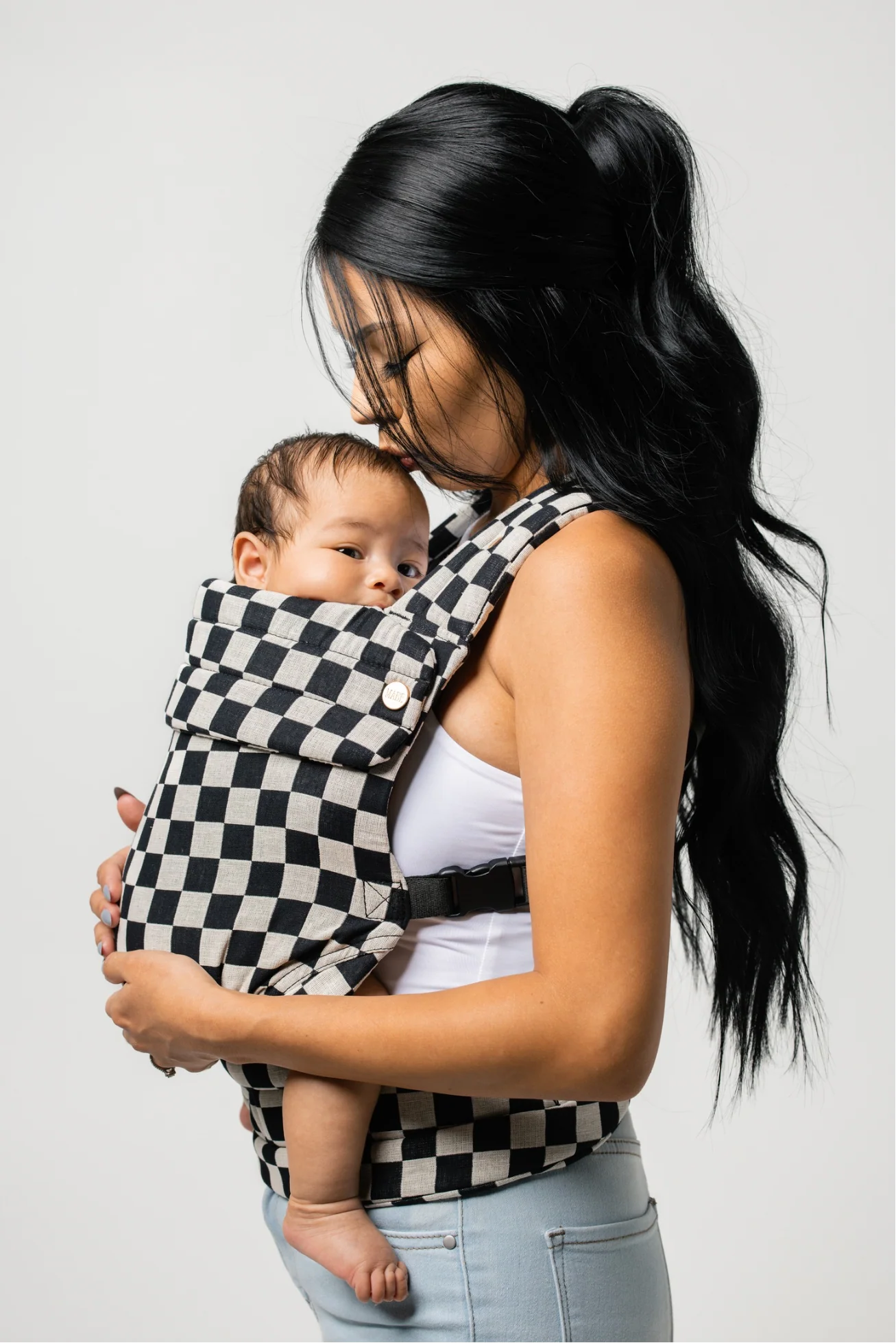 Porte-bébé VertiBaby — Motif Ébène