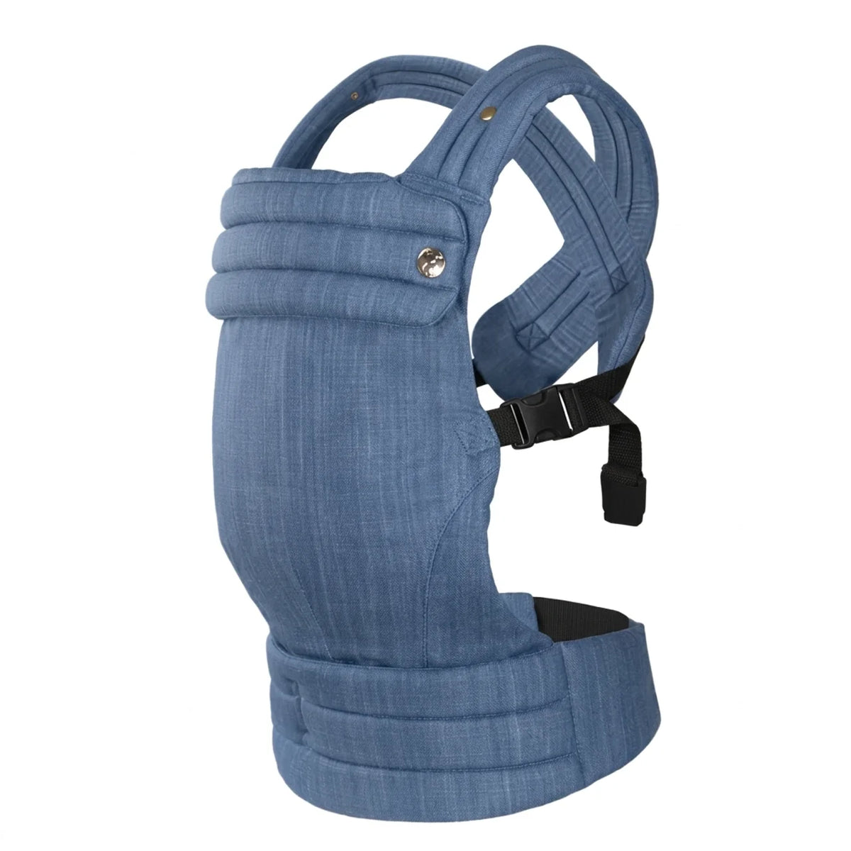 VertiBaby — Porte-bébé physiologique 4 positions, Houndstooth bleue