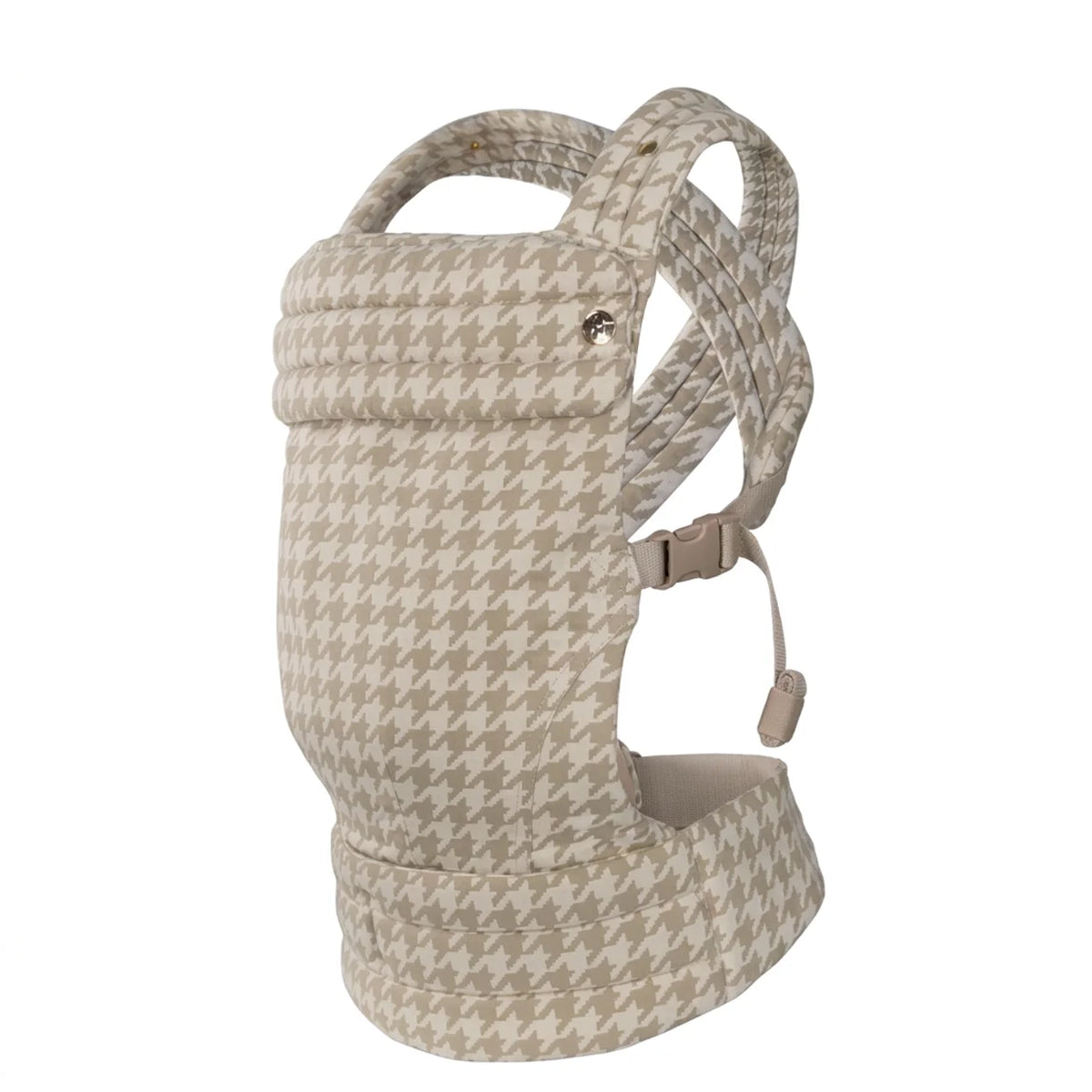 VertiBaby — Porte-bébé physiologique 4 positions, Houndstooth Beige
