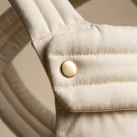 VertiBaby — Porte-bébé physiologique 4 positions, Jacquard Blossom Blanc